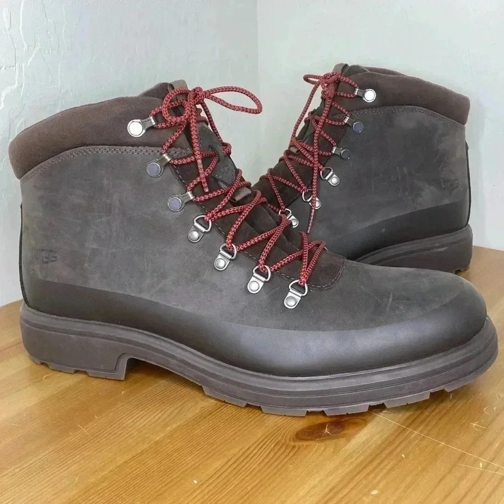 NEW UGG Biltmore Hiker Brown (Oak) Leather Boot Men’s Size 13